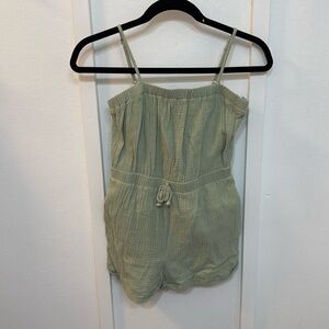 Hello Franki Sleeveless Gauze Romper for girls